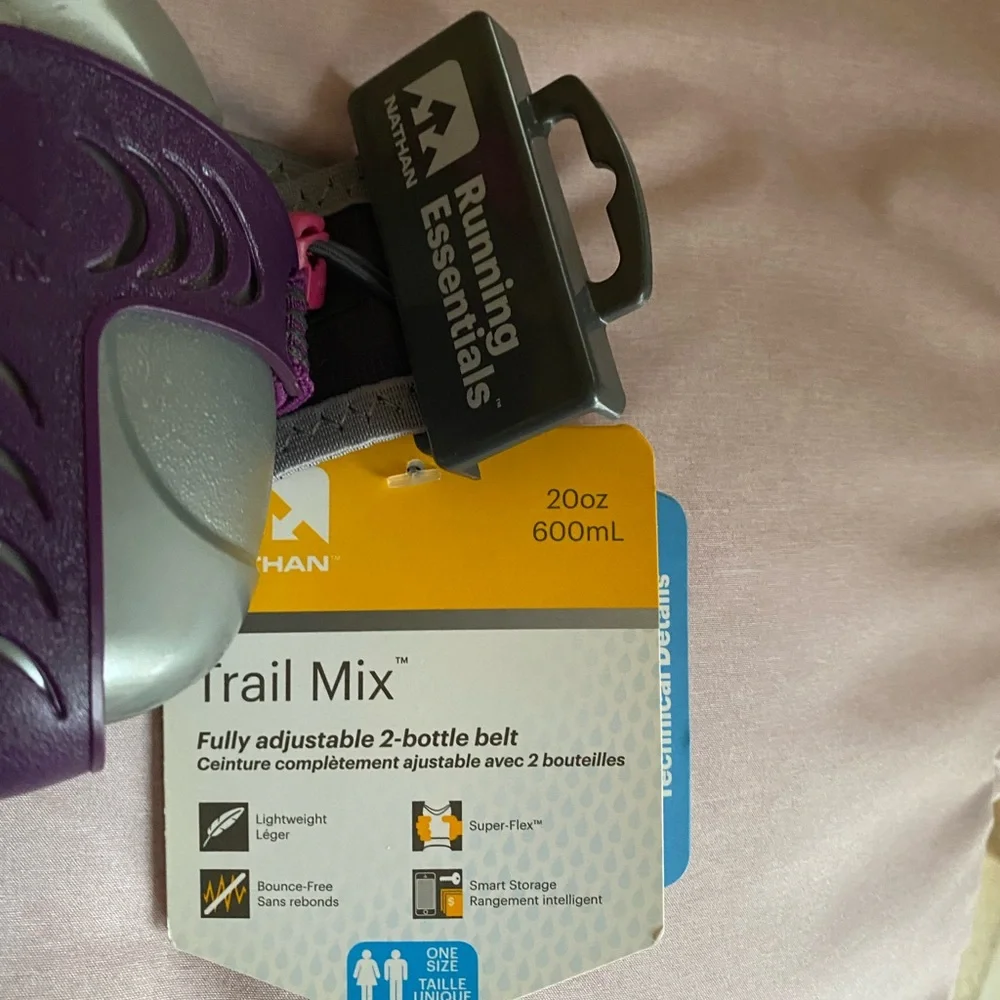 Nathan Purple Hydration Belt - Picture 3 of 7